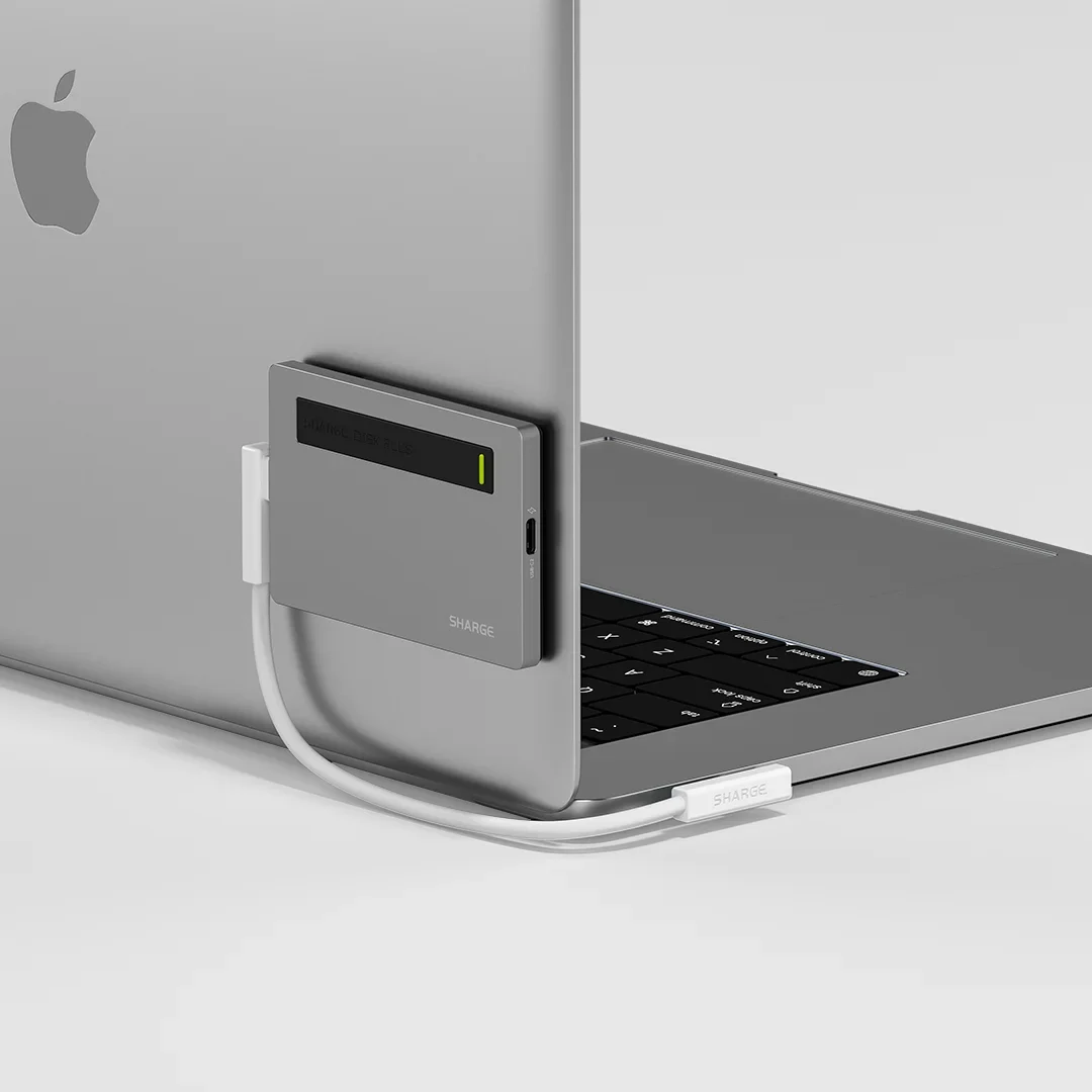 SHARGE L자형(데이터 및 충전) USB C - USB C 케이블, 10Gbps 데이터 전송 240W, 디스크 플러스용 90도 유형 C 케이블