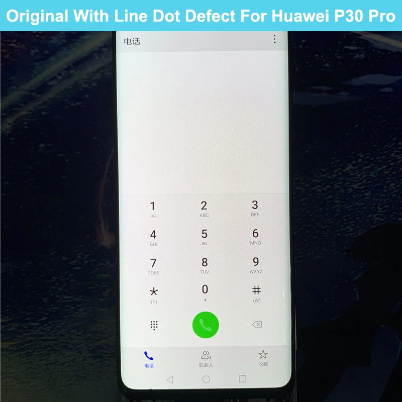 Original With Line Dot Defect For Huawei P30 Pro Lcd Display Touch