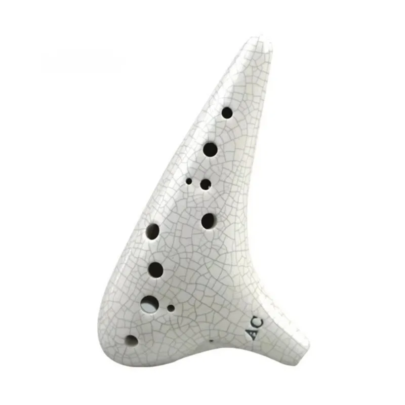 12 Holes C Tone Vintage Wind Relief Sculpture Ceramics Ocarina Professional Musical Instrument Beginner Accessory for Legend