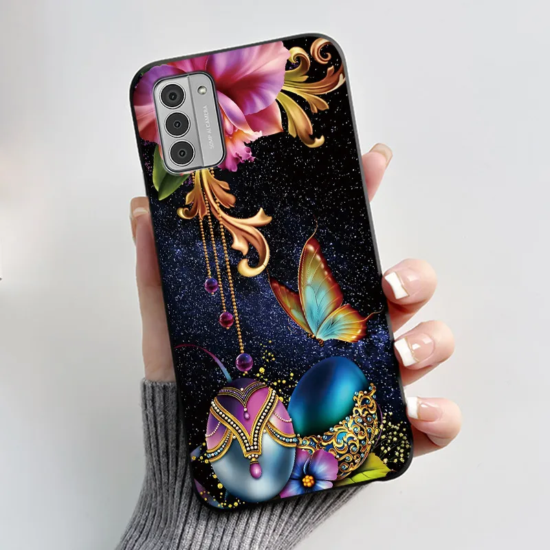 Silicone Soft Black Aesthetic Cute Cat Astronaut Phone Case Bumper Shell