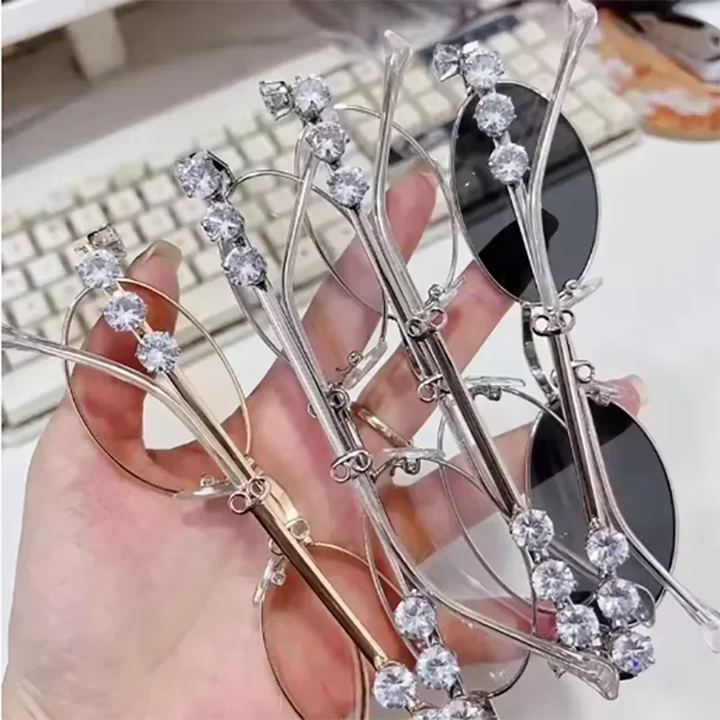 Diamond Sunglasses for Women Small UV400