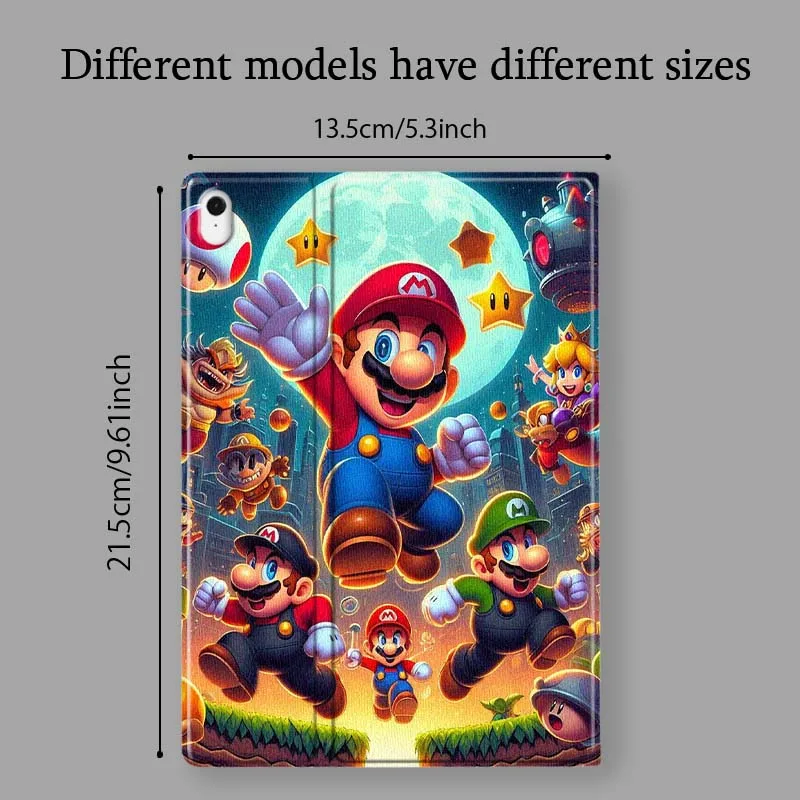 Whimsical Cartoon M-Marios Art Tablet Case