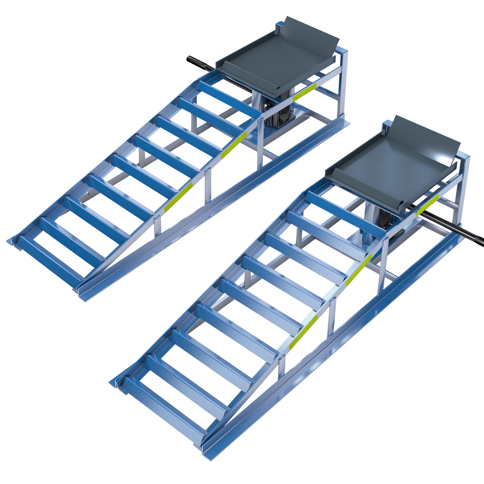 2-Piece Set of Car Ramps, Steel Hydraulic Car Ramps,Lifting Hydraulic ...