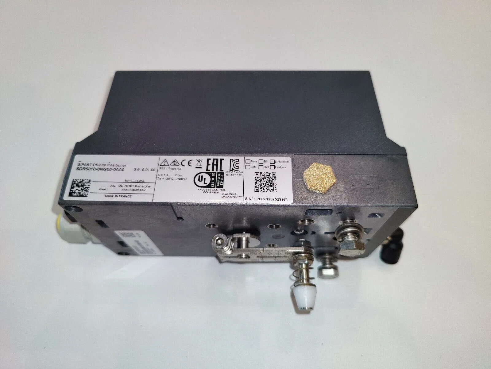 

Original New In Stock 6DR5010-0NG00-0AA0 Electropneumatic Positioner One Year Warranty