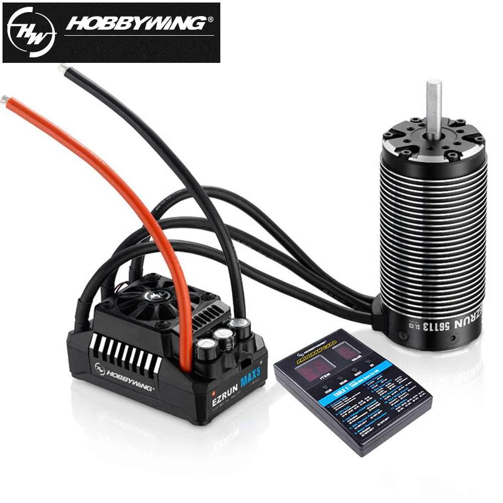 

HobbyWing EzRun MAX5 V3 200A 3-8S Brushless Waterproof ESC/ 56113 SL 800KV 4Polo Motor For RC 1:5 Touring Car Buggy Truck Toys