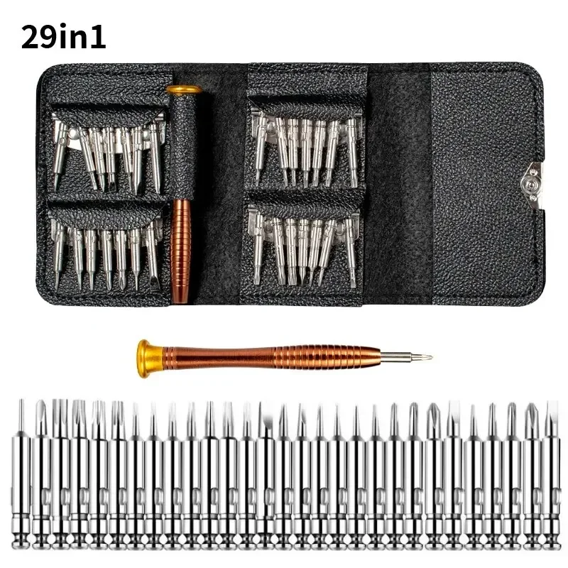 Precision Screwdriver Set 25 in 1 Phillips Torx Screw Driver Bits Professional Repair Hand Tools iPhone PC Camera Watch