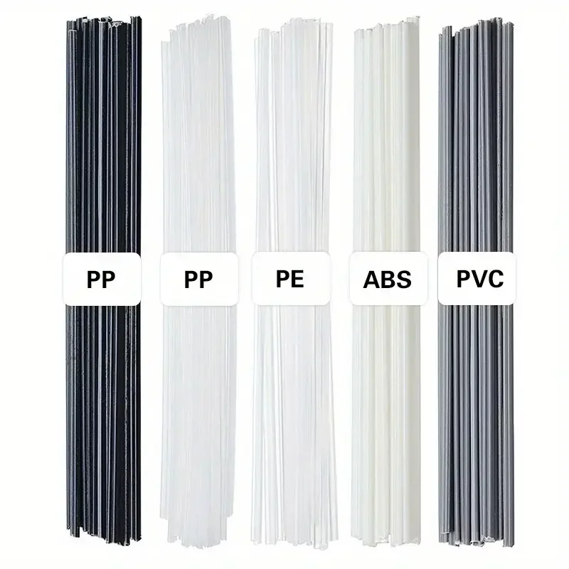 50pcs Plastic Welding Rods Bumper Repair ABS/PP/PVC/PE Welding Sticks Soldering Supplies 20CM