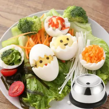 Egg Hole Puncher Stainless Steel Egg Piercer Peeler Egg Hole Punch Shell Remover With Pin Kitchen Gadgets For Duck Eggs & 3