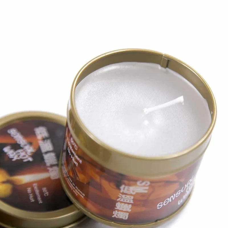 Adult Sex Product Low Temperature Candles Iron Boxed Couple Flirting Wax Drip Training Alternative Play Props