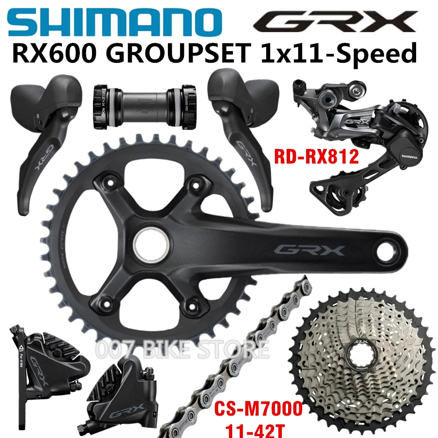 Shimano Grx Rx600 Groupset 170 172.5mm 