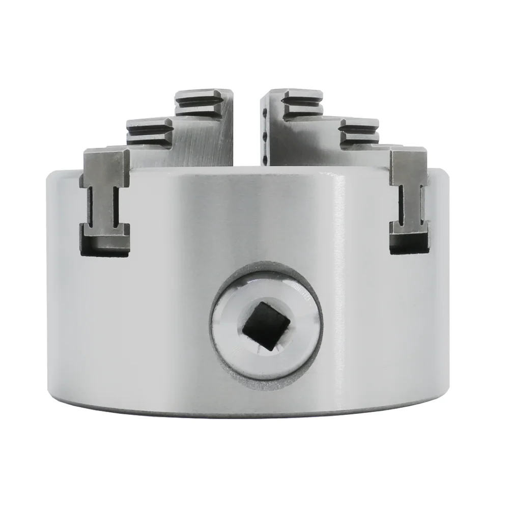 4 Jaw Lathe Chuck 250mm Self-Centering Manual Mounting Bolts For Grinding Milling Lathe Machines