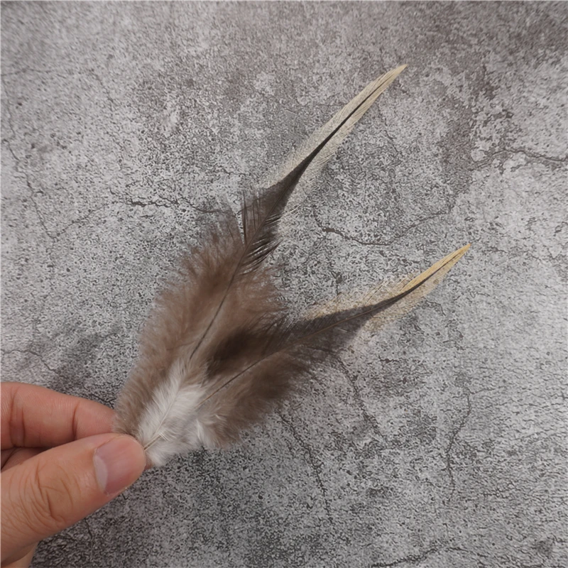 Pheasant Feathers Craft Feathers Natural Feathers Natural Pheasant Feathers for Crafts Chicken Plume Dream Catcher Accessories DIY Jewelry Creation Holiday Handicraft Decorations