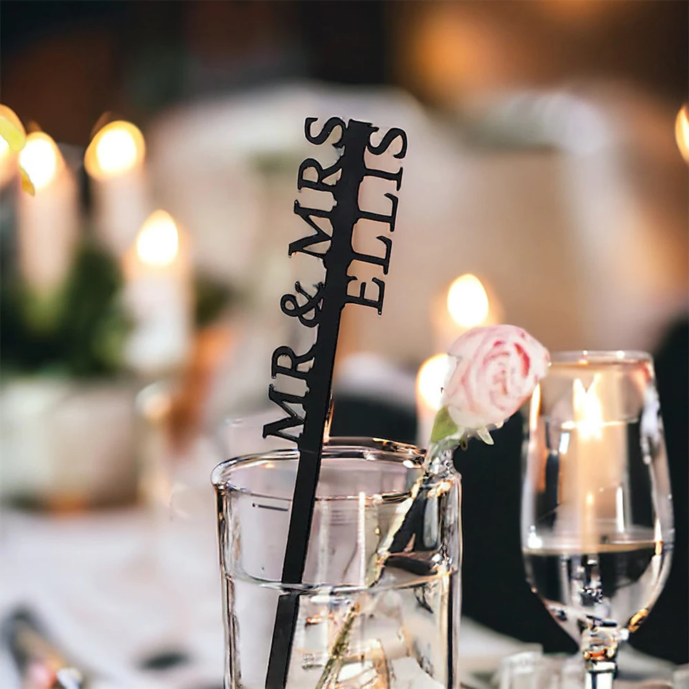 

Personalized Drink Stirrers Wedding Drink Stirrers Name Tags Baby Shower Favors,Custom Cocktail Acrylic Party Swizzle Sticks