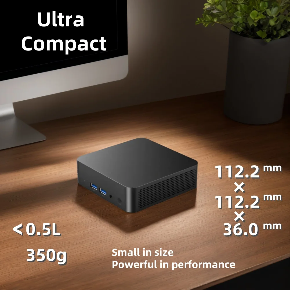 新品未使用ミニPC PC Core i9 8950hk 16GB 1TB Mini PC Windows 11 Intel Core i9 8950HK 16GB DDR4 512GB 1TB