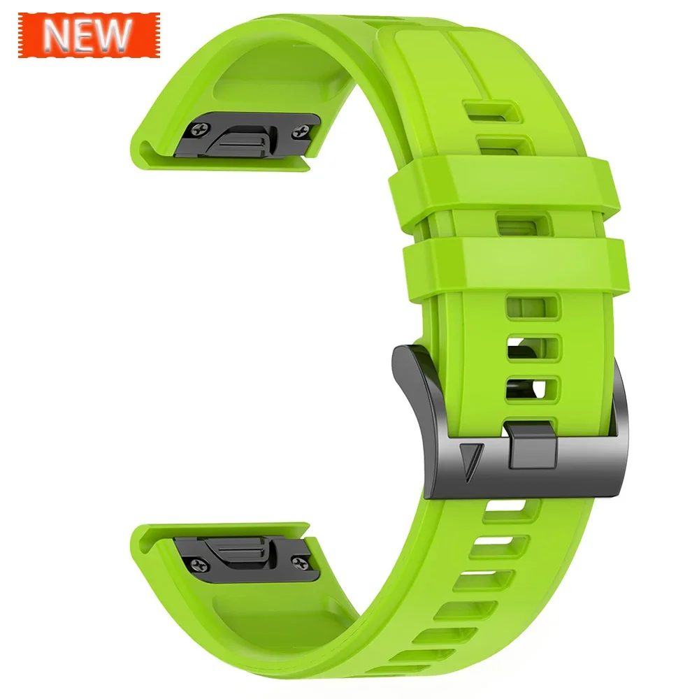 Dual-Material Quick Release Watch Bands - Leather and Silicone - Multiple Sizes Available