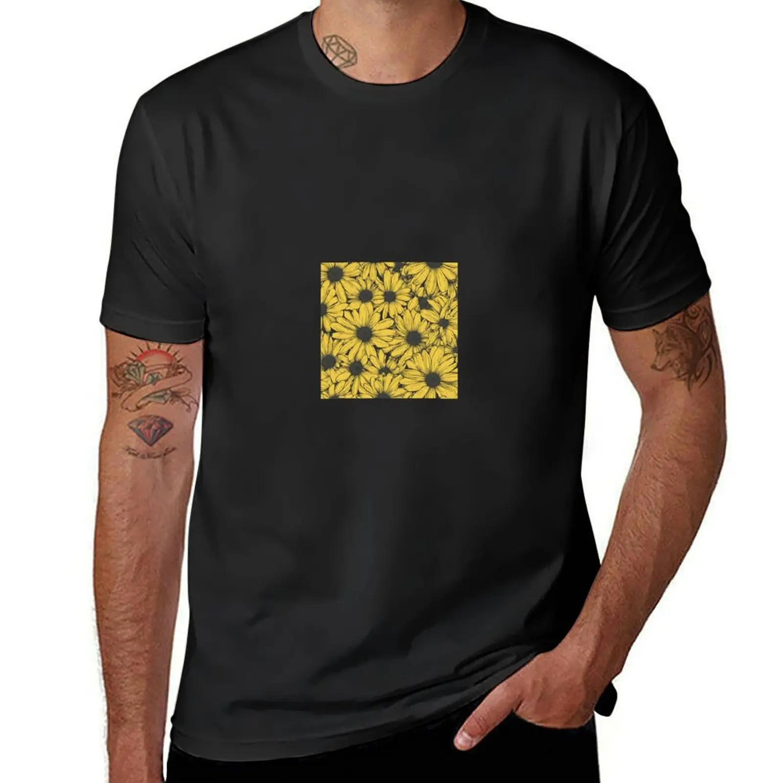 

Flowers Color Fashion T-Shirt hippie clothes cute tops customs tees men clothes