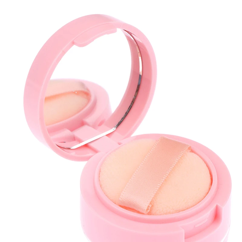 Portable Plastic Powder Box 1PC Portable Plastic Powder Box Empty Loose Powder Container With Sieve Mirror Cosmetic Sifter Travel Makeup
