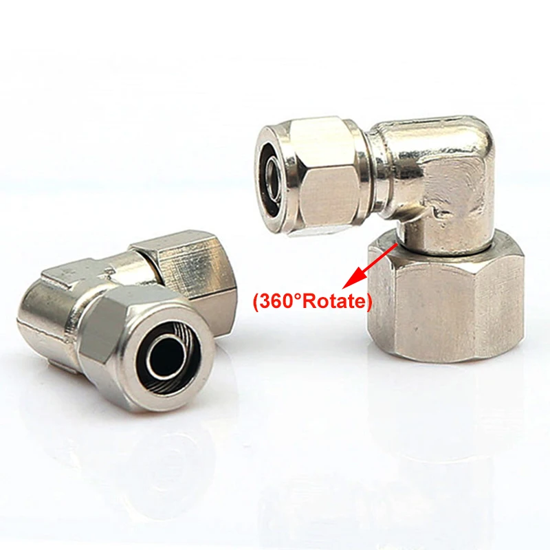 

Nickel-plated copper internal thread external thread 1/8” 1/4” 3/8” 1/2” inch thread (PT) trachea quick connector 4 6 8 10 12 mm