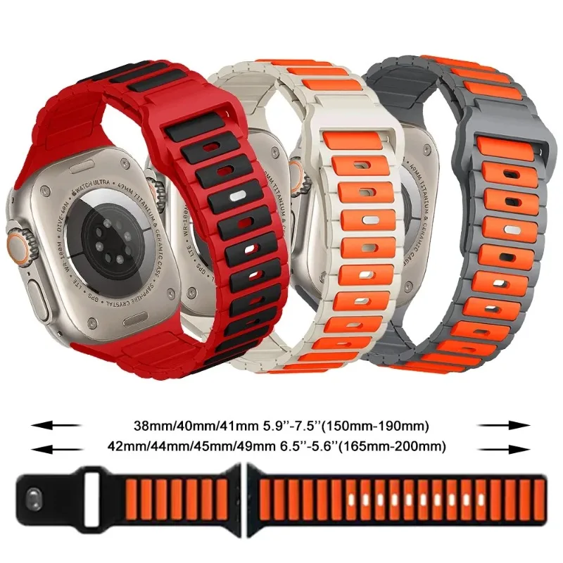 Silicone Sport Band for Smartwatch - Durable Rubber Strap Accessory