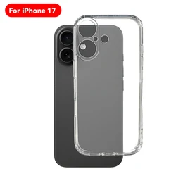 Enhanced Protective Transparent Case with Full Camera Guard and Anti - Fall Design (For iPhone 17)
