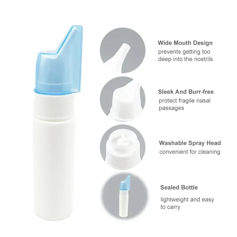 Nose Cleaner Sinuses Treatment Nasal Wash Spray Bottle