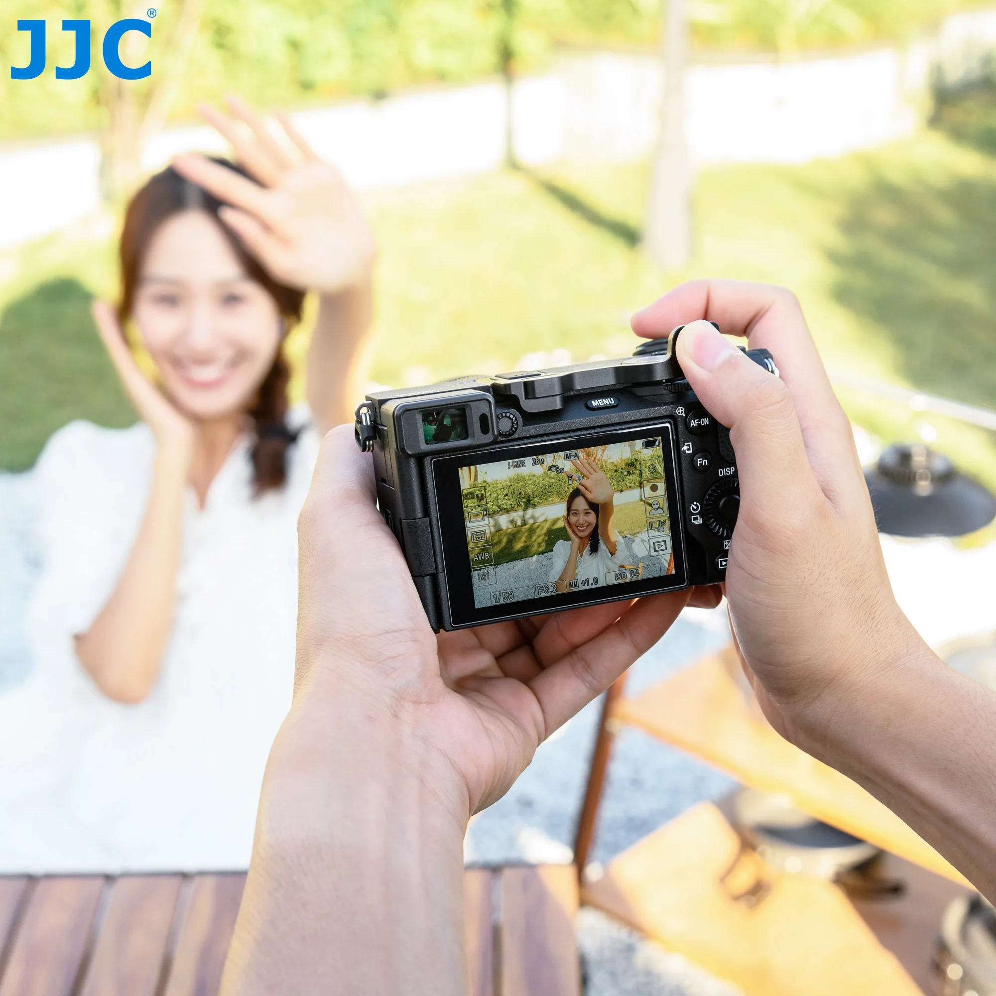 JJC Deluxe Metall Daumengriff für Sony A6700 Kamera Fingergriff Metall Daumen hoch Blitzschuh Handgriff Blitzschuh hergestellte Halterungsabdeckung – Detail 9