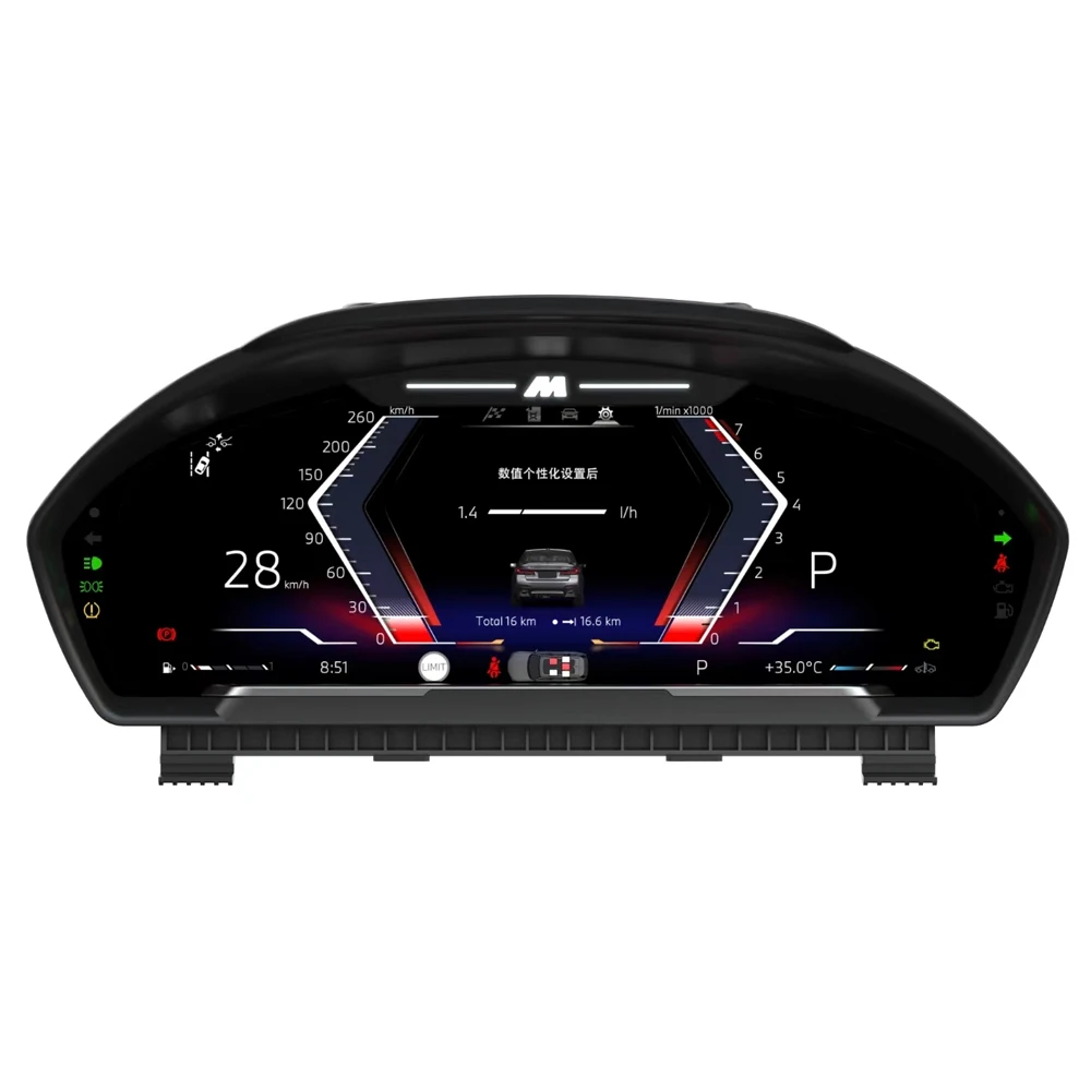 Velocímetro LCD para salpicadero de coche, para Chevrolet Malibu XL AYX Series 2015-2022, pantalla de instrumentos Virtual de cabina de grupo Digital 5