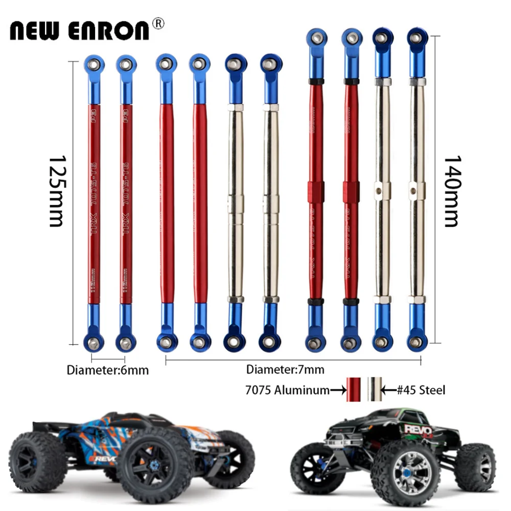 2PcAlloySteelAdustable5319X6819PushRodPushrod5338R8638Toe