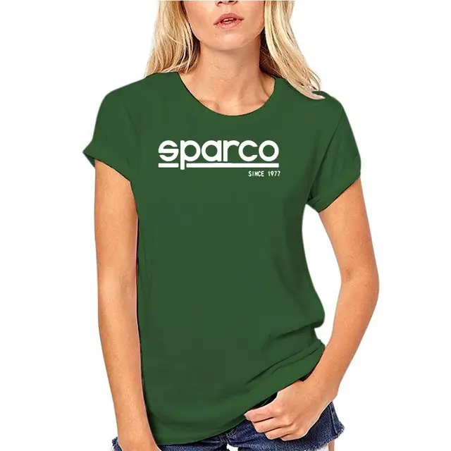 New Anti Pollution t shirt Sparco Corporate Charcoal t shirt Classic Printing Washable Breathable Reusable t shirt green