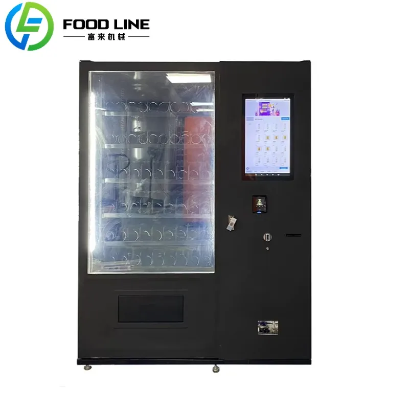 Custom commercial combination vending machine Beverage snack Non-refrigerated food dispenser Support credit card coin payment