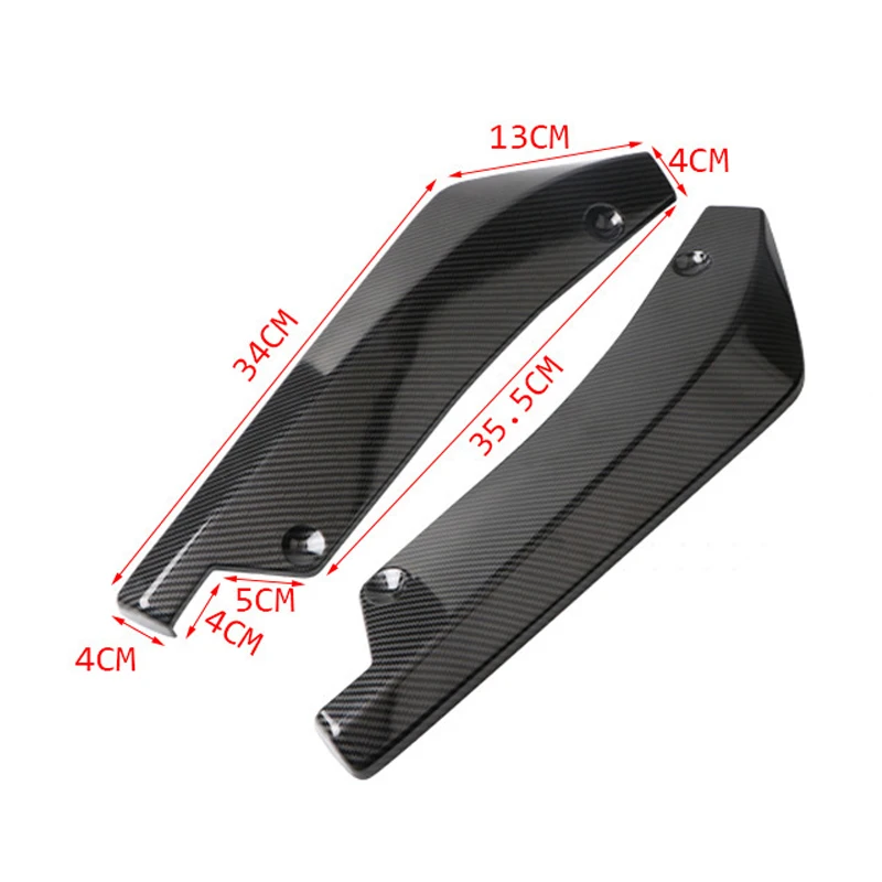 Universal Car Front Rear Bumper Strip Lip Spoiler Diffuser Splitter Scratch Protector Carbon Fiber Winglets Side Skirt Extension bumper strip bumper lip decoration car bumper spoiler bumper lip car side spoiler car rear bumper lip bumper protector front bumper cover front bumper decoration