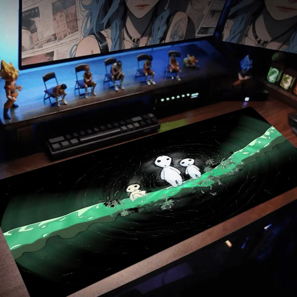 Kodama Princess Mononoke Cute Silicone Large/small Pad To Mouse Pad Game Size For Game Keyboard Pad 3