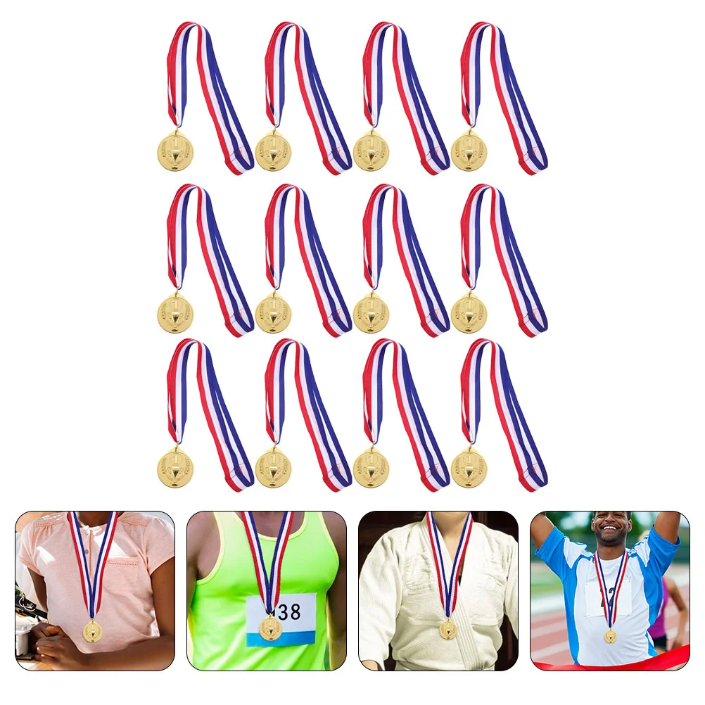 

Medals Gold Kids Winner Medal Soccer Toys Award Sports Silver Bronze Plastic Awards Trophy Mini Trophies Competitions Games