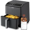 ir Fryer, 12-in-1 Dual Blaze for 360° Crispy Meals, No Shaking & Preheating to Fast Cooking with Bake, Roast, Broi 1