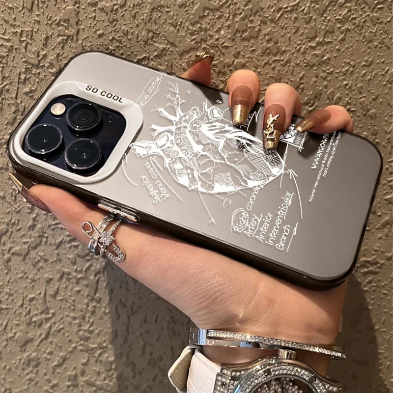 Stylish Heart Design PC Case with Enhanced Protection