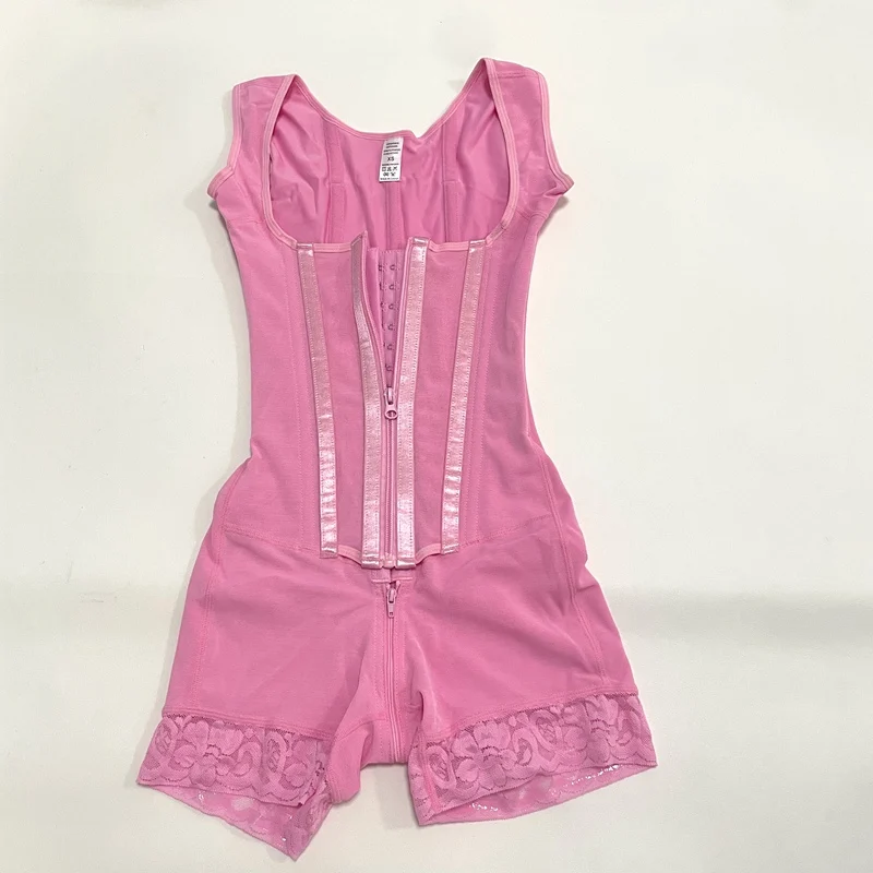 Body Shaper Women Colombian Fajas Shapewear Bodysuit 9-bone High Compression Girds Double Tummy Control Full Body Open Crotch