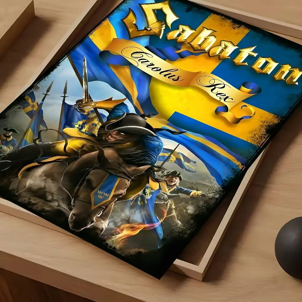 S-Sabaton Metal Band Album Covers Poster, wasserdicht, Vintage-Filmposter, hochwertiger Wandkunstdruck für Raumdekoration, Geschenk – Detail 10