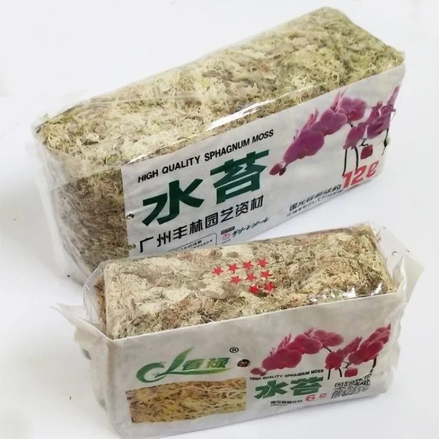 6L 12L Víz Mohás Száraz Phalaenopsis Orchideák Tenyésztési Szubsztrát Talaj Kerti Sphagnum Moha Táplálkozás Organikus Műtrágya Új