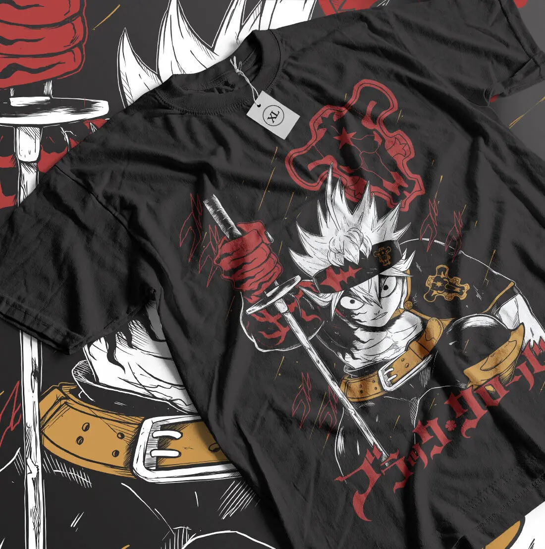 Black clover Yami Sukehiro T-shirt Asta Yuno T-shirt Girl Gifts Black Shirt