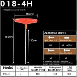 Premium Japanese T - Style Hex Key Sets and Flat - Head Hex Keys in Metric and Imperial Sizes (018 - 4H)