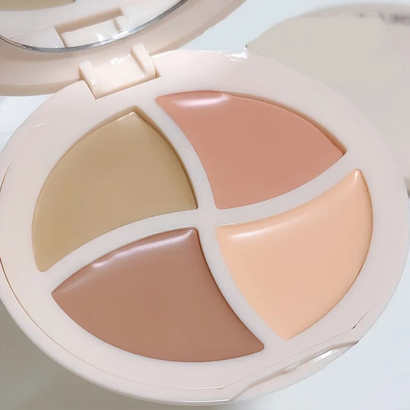 Concealer 4-Color covering dark circles tears wrinkles brightening around eyes full of spirit sponge head concealer liquid concealer waterproof concealer makeup concealer face concealer pen concealer powder concealer palette concealer foundation cream face concealer