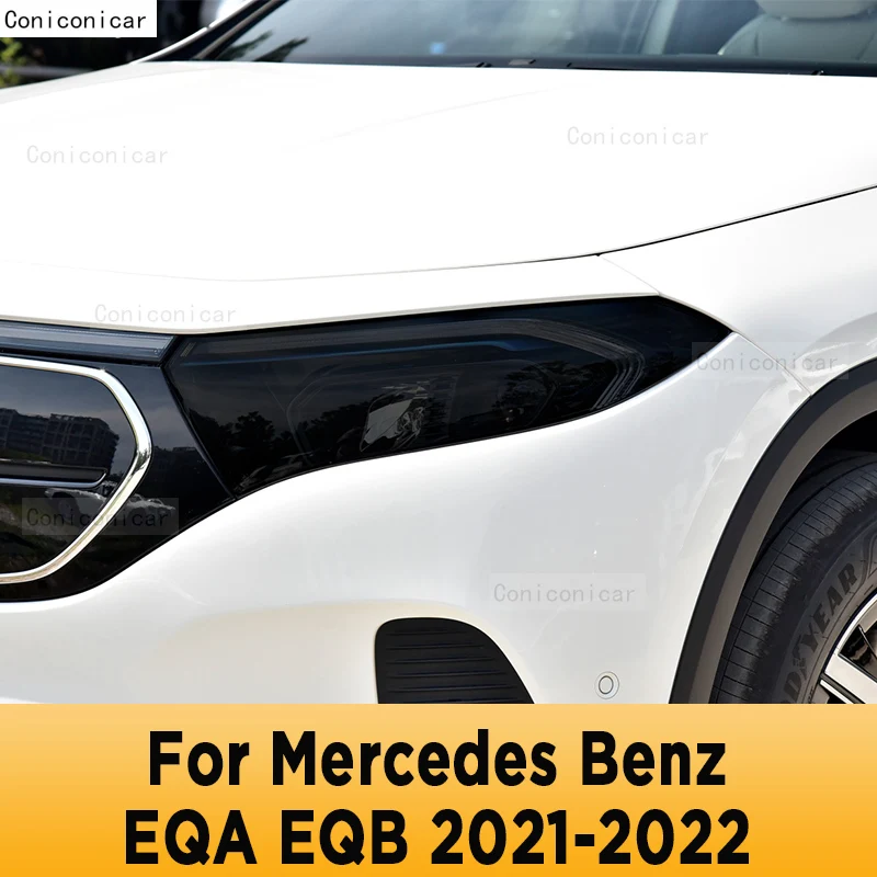 

Передняя фара для Mercedes Benz EQA EQB 2021 2022, защита от царапин, ТИНТ, аксессуары для ремонта