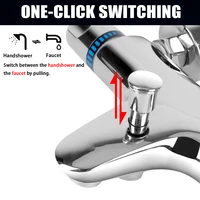 ห้องน้ําวาล์วผสมร้อนและเย็น Thermostatic TAP Thermostatic ก๊อกน้ําอ่างอาบน้ําก๊อกน้ําห้องน้ําเครื่องมือ 4