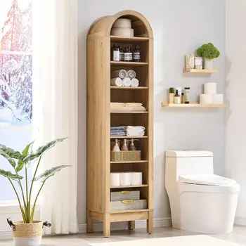 Arched Farmhouse Storage Cabinet 1