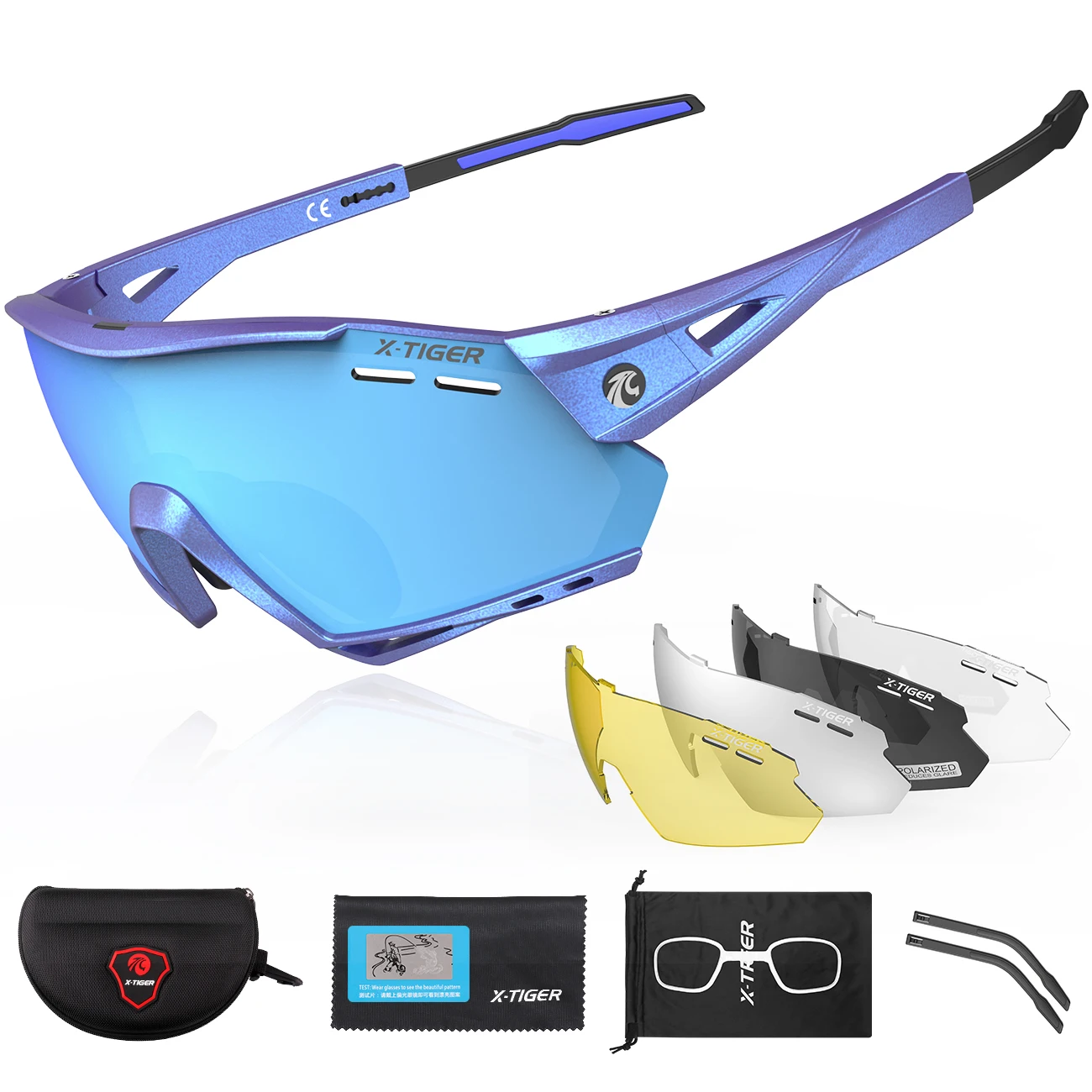 Polarized Cycling Sunglasses Men Road Bike Glasses Men Polarized