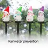 Snowman Solar Light Stake Waterproof Christmas Pathway Lights Stake Solar Christmas Decorations Outdoor Christmas For Garden 6