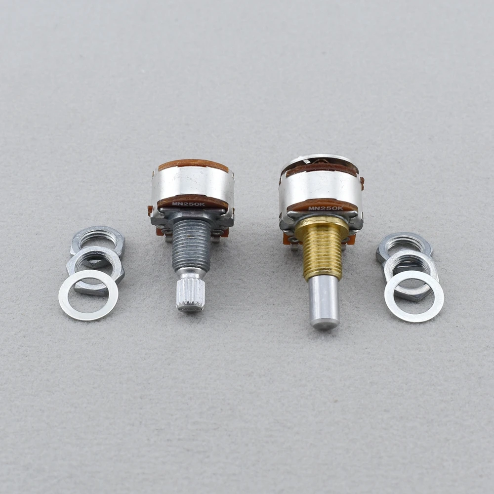 Guitar Potentiometer MN250K/MN500K Dual Blend Balance Potentiometer(POT) With Center Detent-KR(Origin)