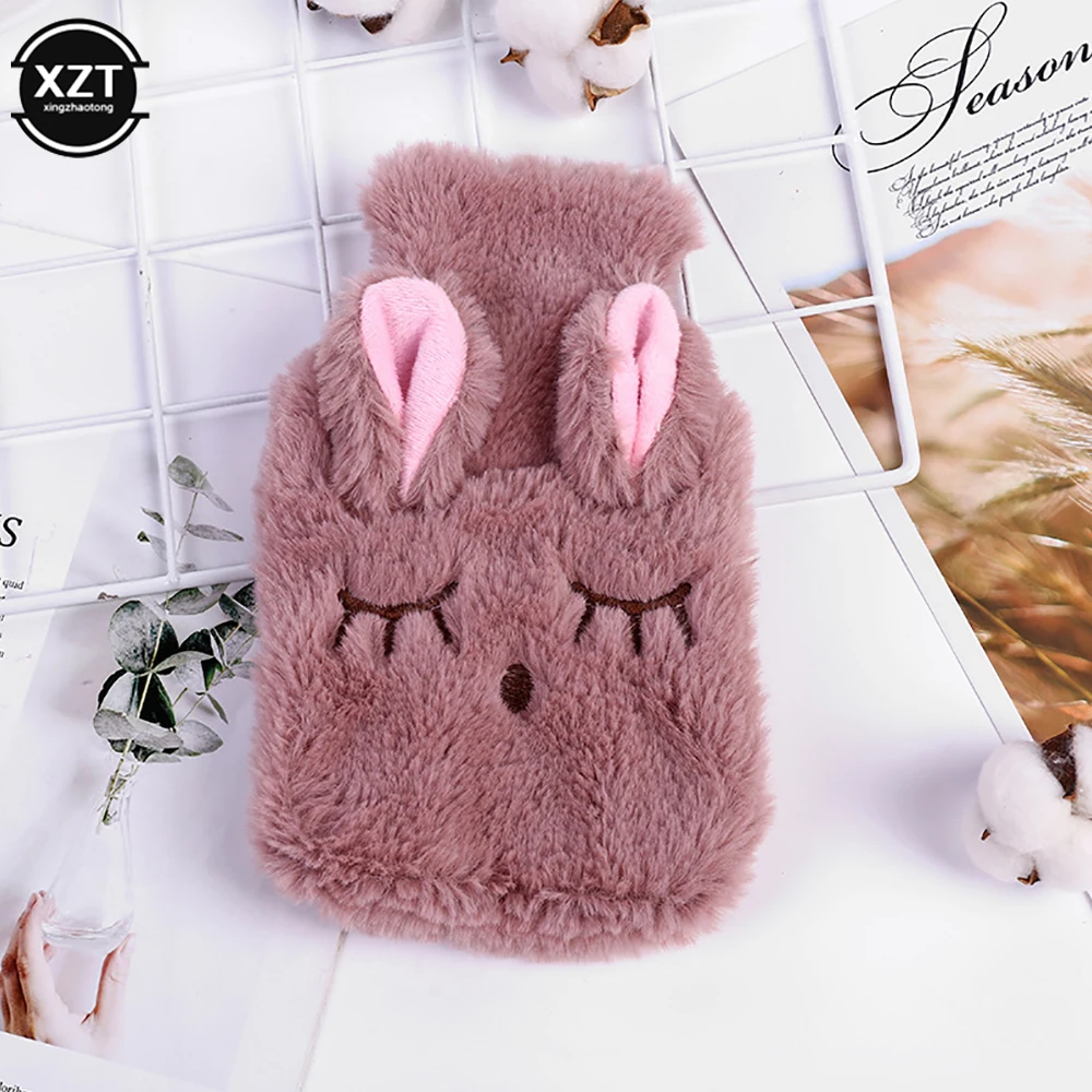 Luxurious Reusable Winter Heat Therapy Soft Rabbit Hand Warmer Bag