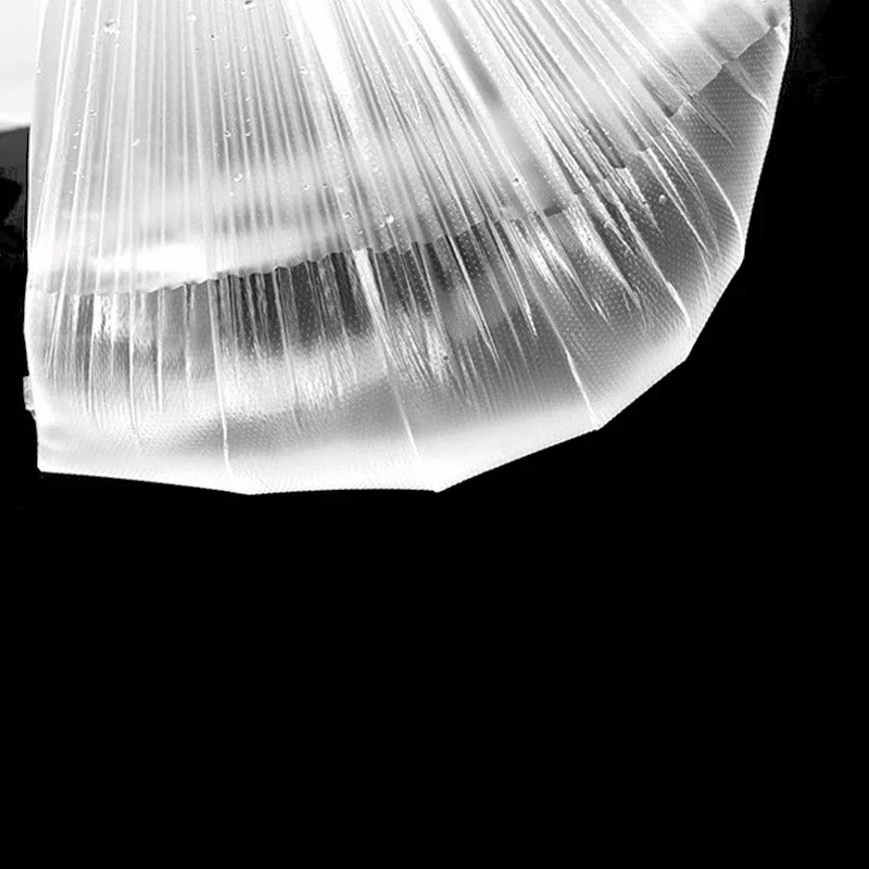 Disposable shower cap shower cap waterproof shower cap disposable hair cap 100 PCS Disposable Plastic Shower Caps Large Elastic Bath Cap For Women Spa Home Use Hotel and Hair Salon
