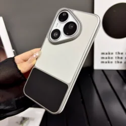 Magnetic PU Leather Shockproof Case with Heat Dissipation Holes for HUAWEI Pura 90S Pro (White)
